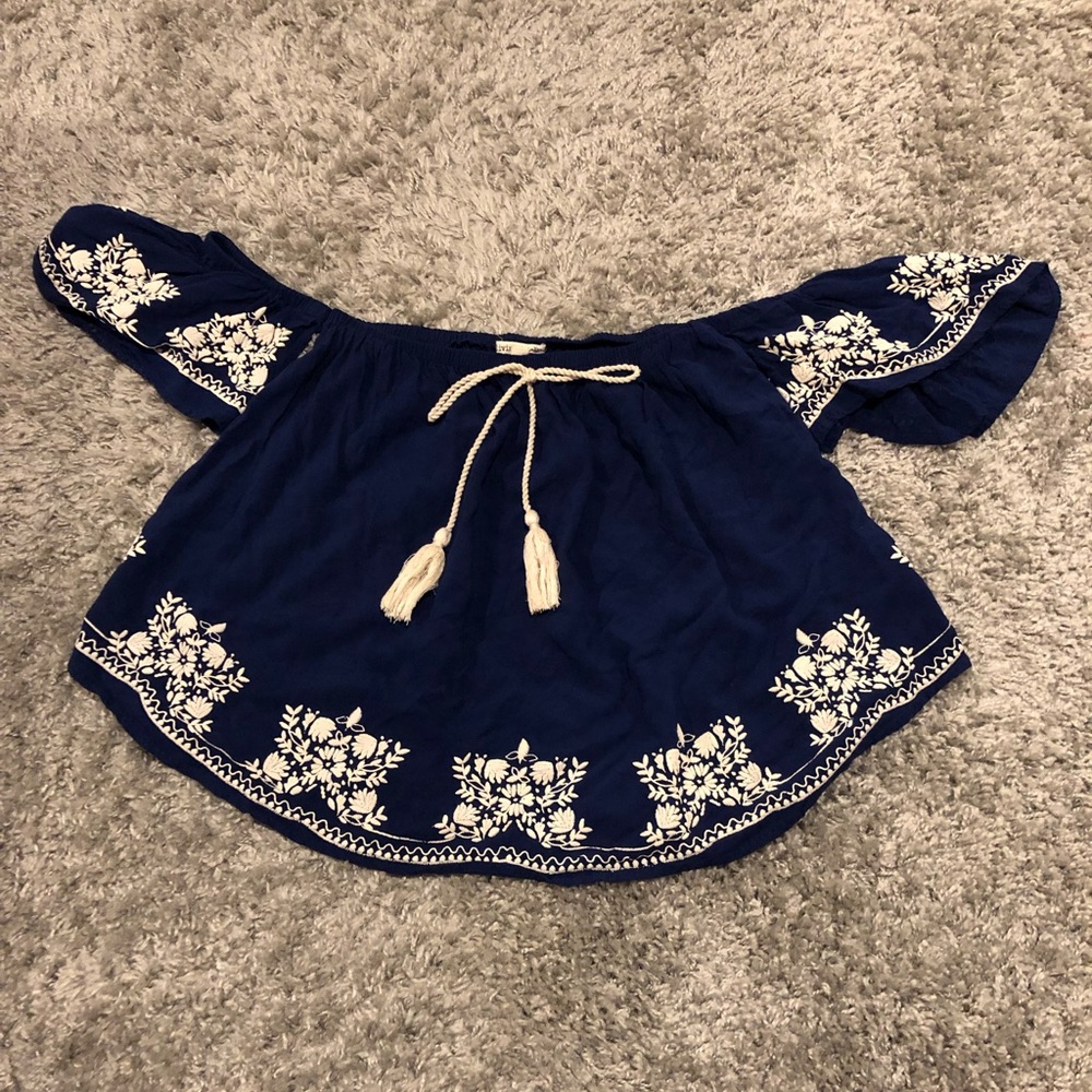 Off the Shoulder Flow Top